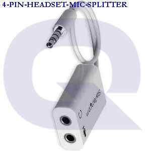 4-pin-headset-mic-splitter GENERIC