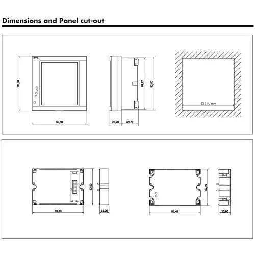 dimensions