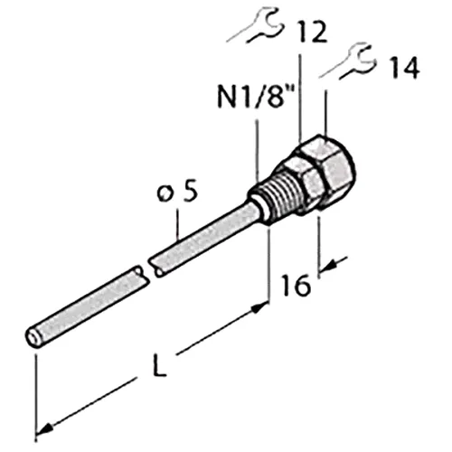 thw-3-n1/8-a4-l050 TURCK